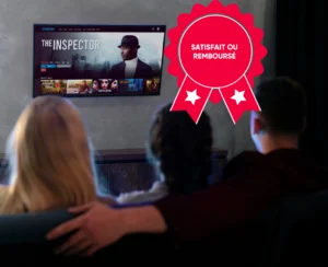 utilisateur détendu regardant la télévision via un iptv stream player