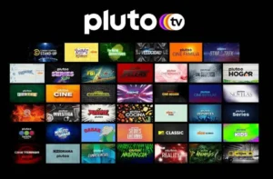 interface Pluto TV sur smartphone