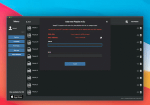 Configurer Mega IPTV